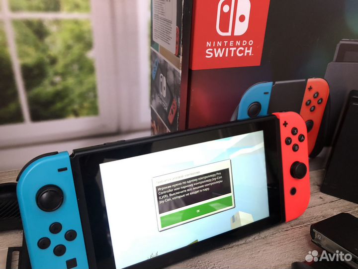 Nintendo Switch 33 игры, 128гб карта,полный набор