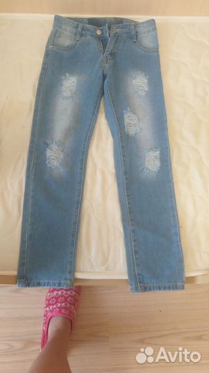 Джинсы на девочку