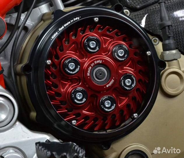 Крышка сухого сцепления ducati прозрачная