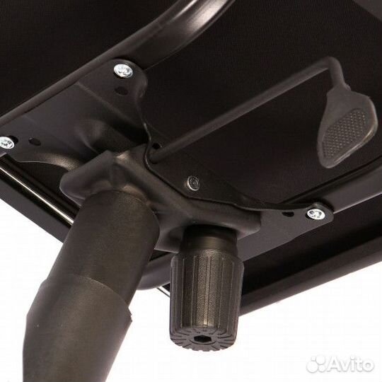 Кресло руководителя Бруно кожзам черный (ультра)