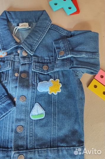 Джинсовая куртка для девочки 92 98/осенняя куртка