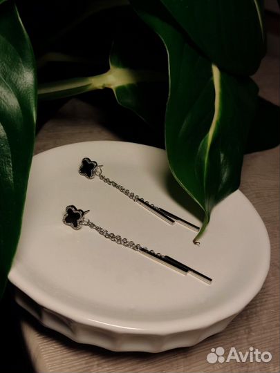Серьги со съемной подвеской