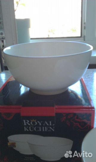 Набор из двух салатников, фарфор