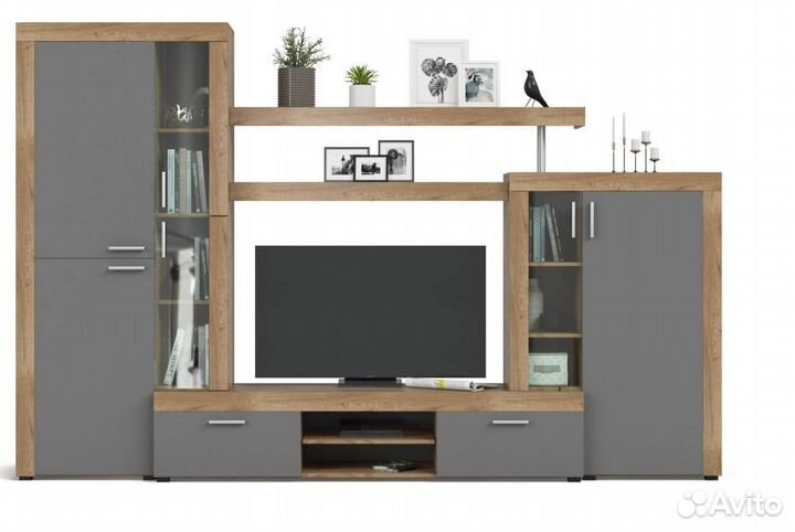 Стенка в гостиную со шкафом под тв