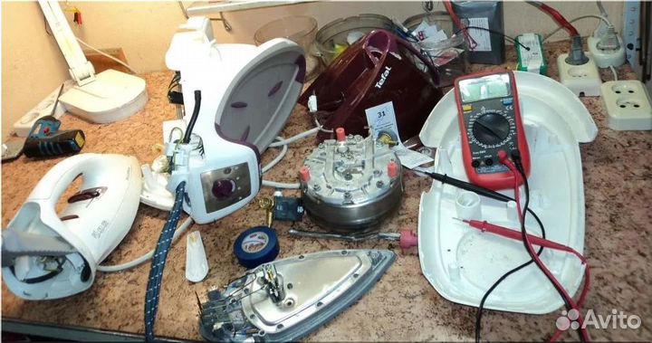 Ремонт утюгов и парогенераторов