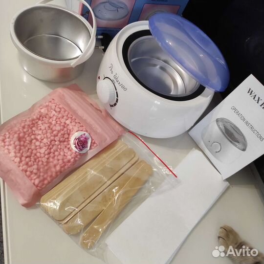 Воскоплав + набор с воском для депиляции новый