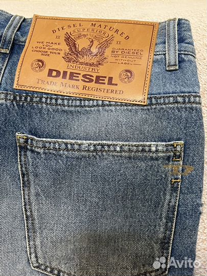 Джинсовые шорты diesel