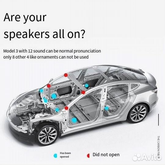 Проводка активации дополнительных динамиков Tesla