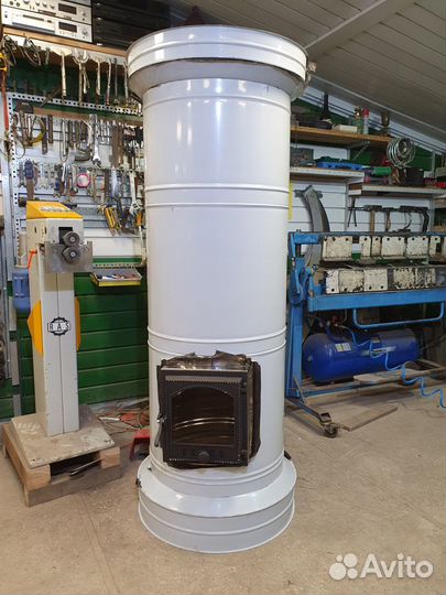 Круглая печь Голландка. Кожух, футляр