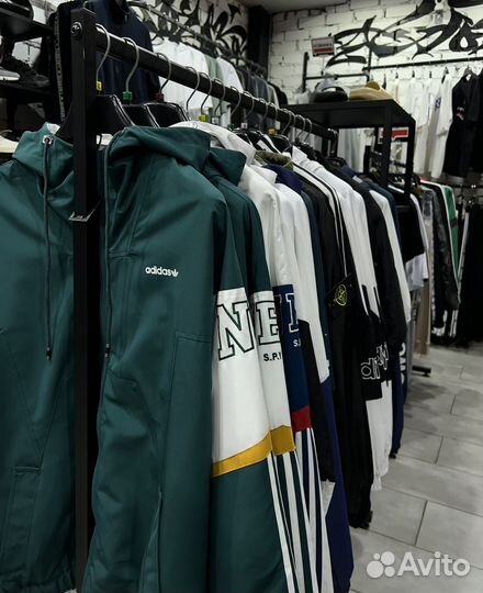 Ветровки Nike, Adidas, Stone island