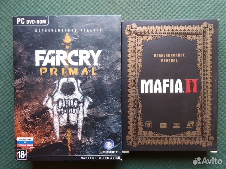 PC Mafia 2 Far Cry Primal Коллекционки