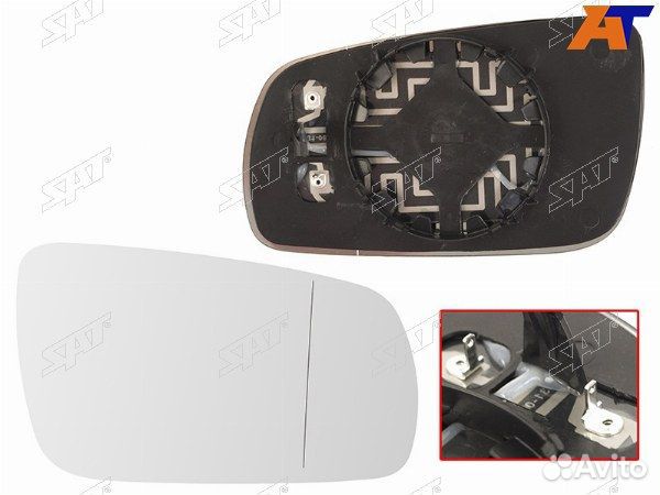 Полотно зеркала VW bora/jetta 98-06, VW golf IV 97-03, VW passat B5 00-05, VW passat B5 97-00
