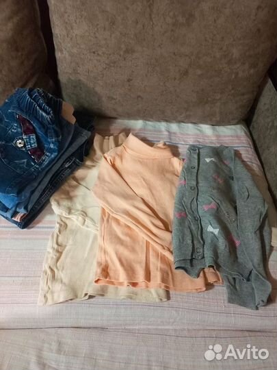 Детские вещи пакетом на девочку 86 см