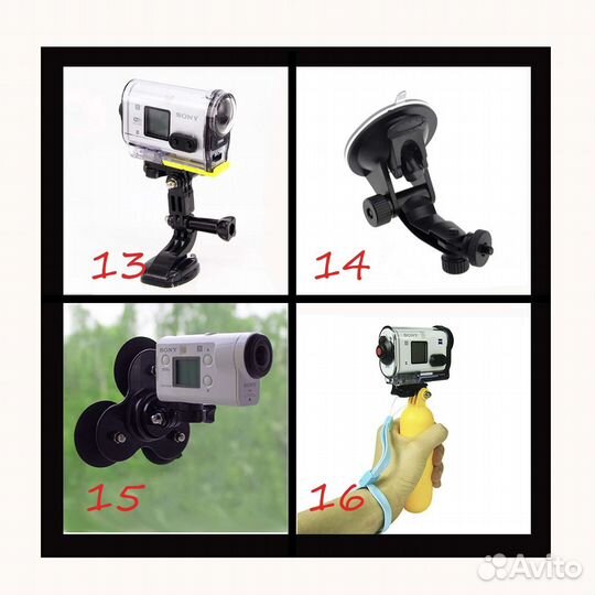 Аксессуары для экшн камер Sony