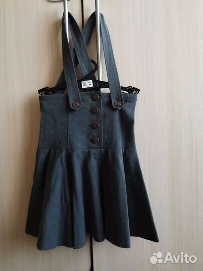 Юбка на бретельках