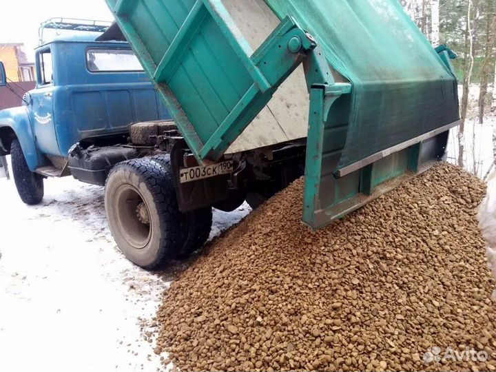 Доставка песка,щебня, вывоз мусора