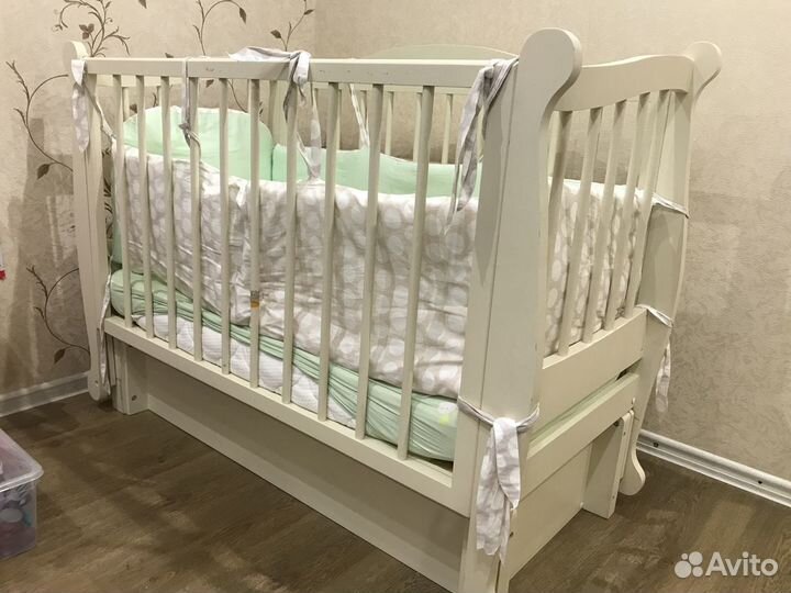 Комплект постельного белья Perina + борты (Сатин)