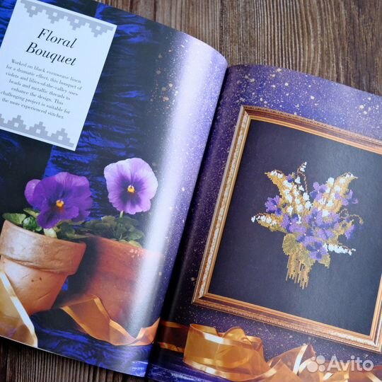 Victorian Fans & Posies in Cross Stitch