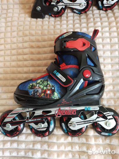 Роликовые коньки детские раздвижные