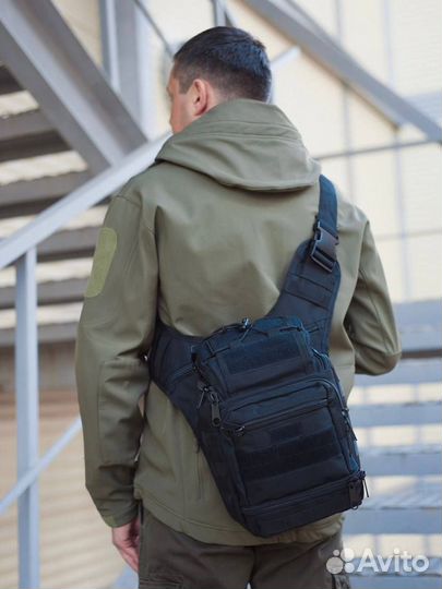 Тактическая военная сумка слинг рюкзак EDC