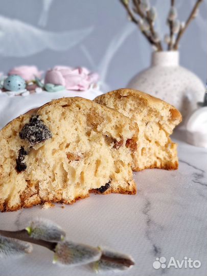 Пасхальный кекс Венок бездрожжевой