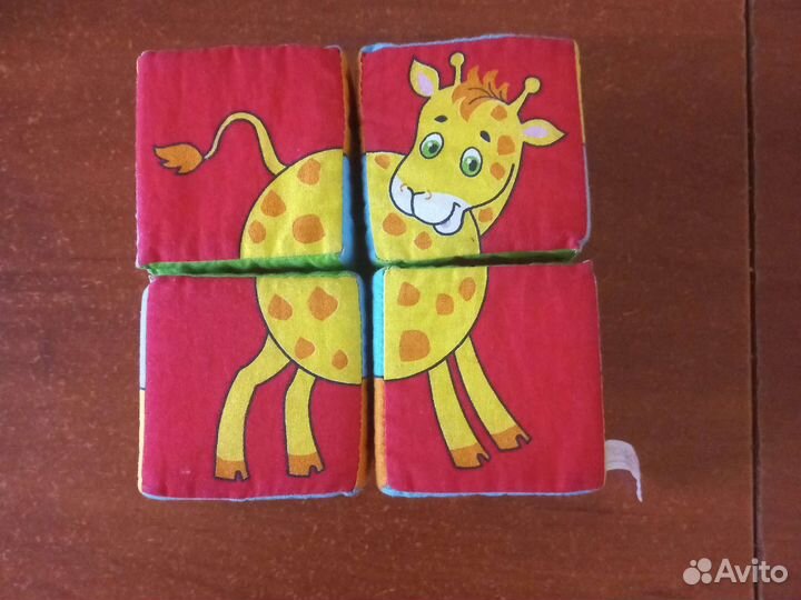 Развивающий кубик мягкий