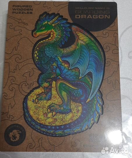 Деревянный пазл unidragon