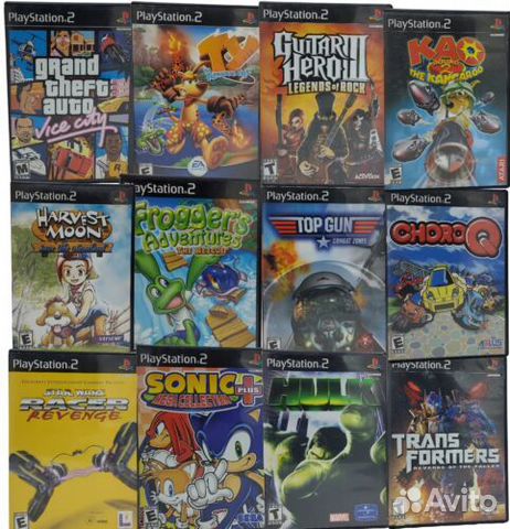 Ретро игры, диски для Sony Playstation 2 (PS2)