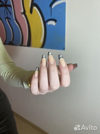 Маникюр, наращивание crazy