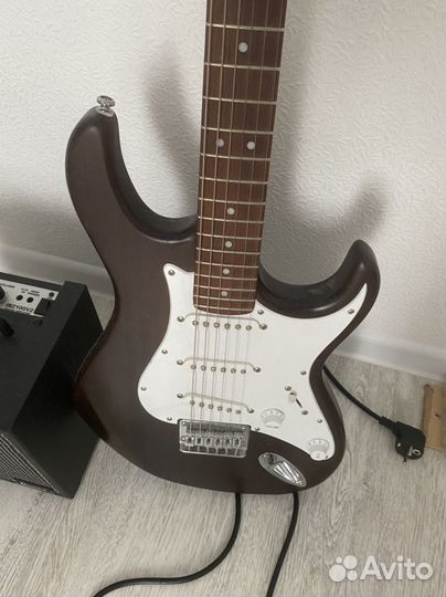 Электрогитара cort g100 и комбоусилитель ibanez