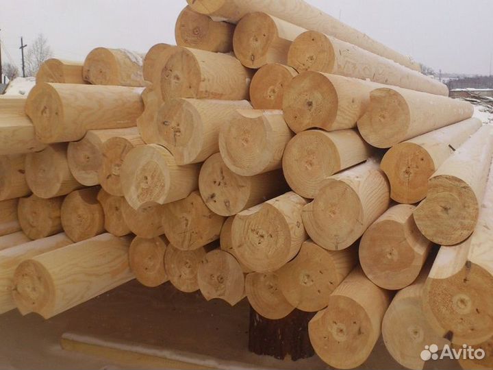 Оцилиндрованное бревно