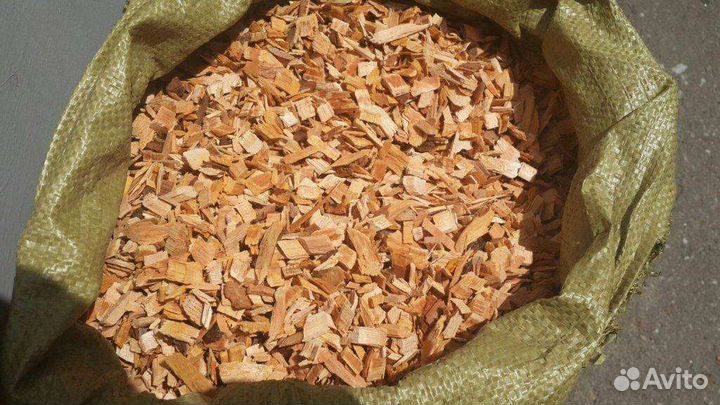 Мешки опилок ольхи