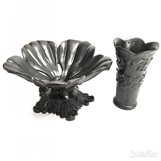 1987 Каслинское Люкс Вазочка Касли Чугун. СССР