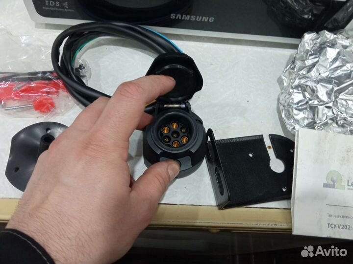 Разъём розетка тсу с проводами