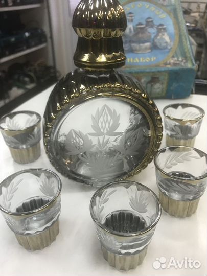 Набор подарочный хрусталь, СССР