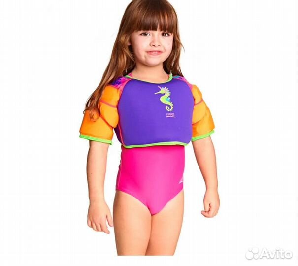 Топ с поплавками, жилет Zoggs