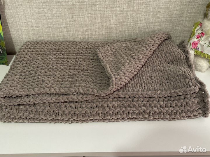 Плед детский плюшевый