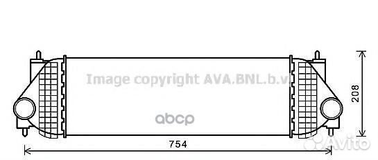 Интеркулер suzuki Grand Vitara MK II sza4134 Ava