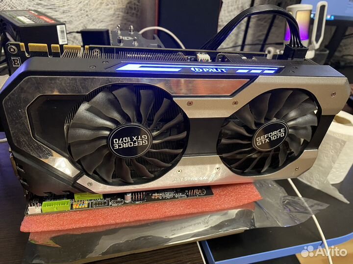 Видеокарта GTX 1070 Palit Jetstream 8gb Как 1660S