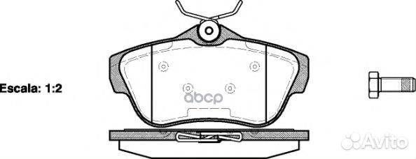 1299 00 425368 колодки дисковые з Citroen Ju