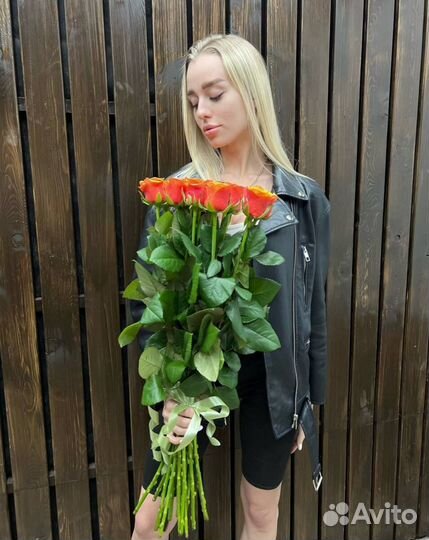 Букет свежих голландских роз 15 шт