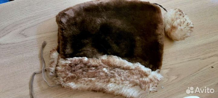 Шапка детская меховая мутоновая