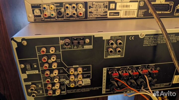 Ресивер pioneer, колонки quadral, DVD pioneer