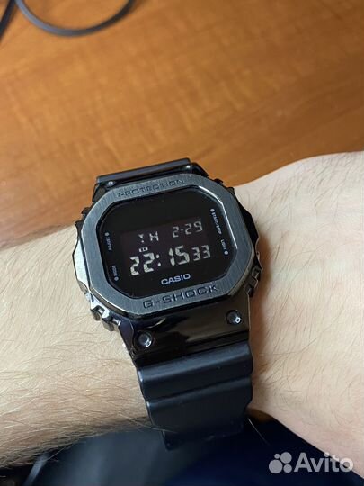 Часы casio g shock gm5600 черные