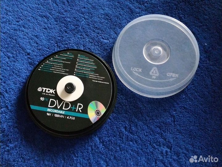 Чистые диски dvd+r