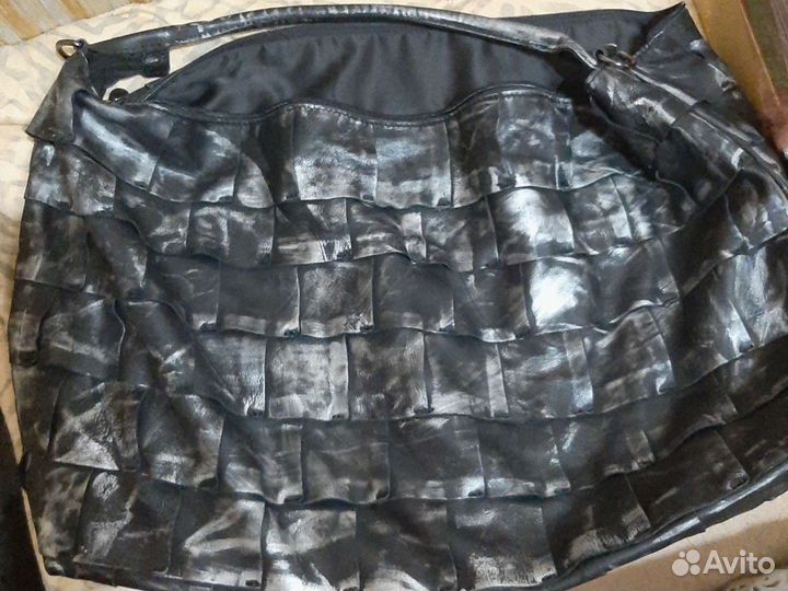 Сумка баул новая перчаточная кожа