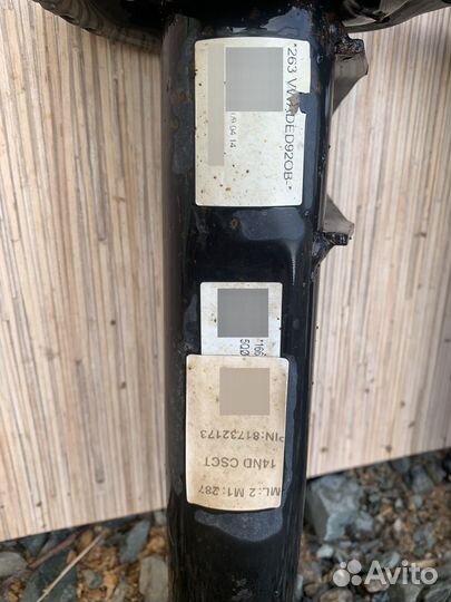 Стойки передние пара фольцваген гольф7