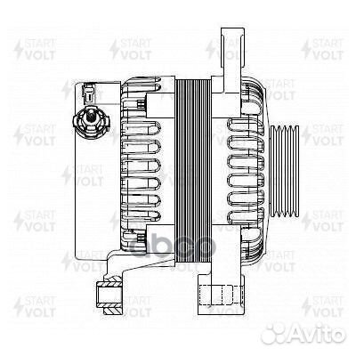 Генератор Chery Indis (09) 1.3i 75A LG 2710