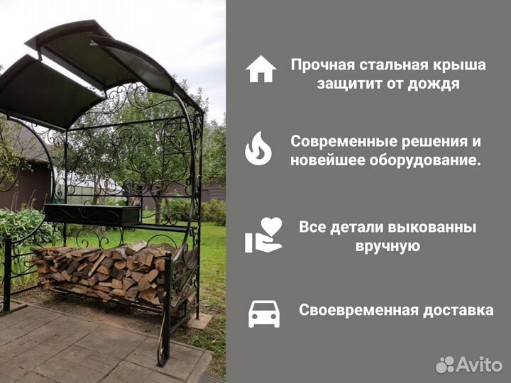 Мангал с крышей от производителя