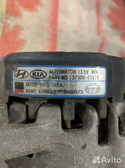 Генератор 1.4 Hyundai Solaris 2 Киа Рио 4